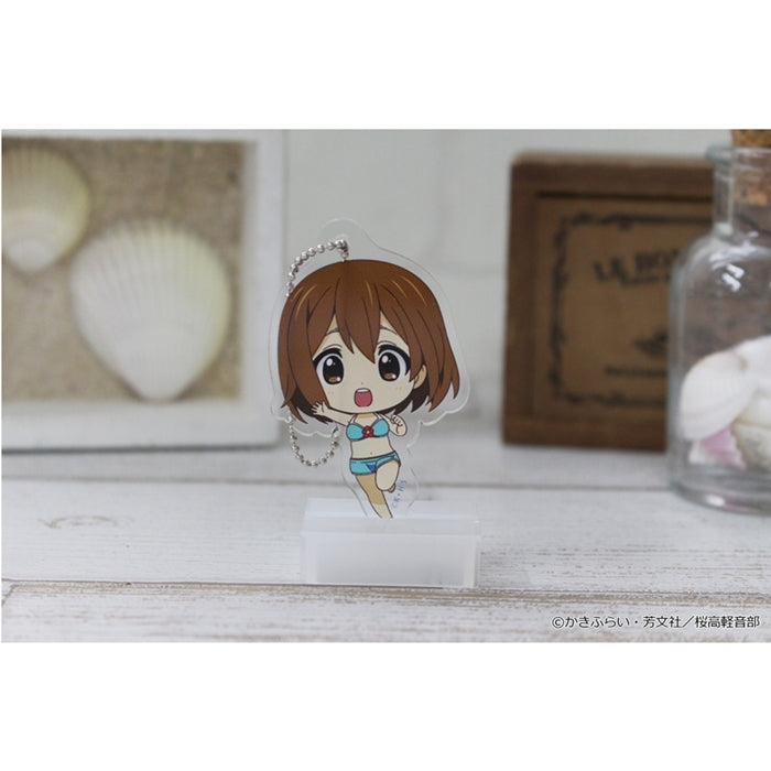 (Goods - Key Chain) K-ON!! PuchiChoco Mini Acrylic Key Chain (Yui Hirasawa) Swimsuit ver.
