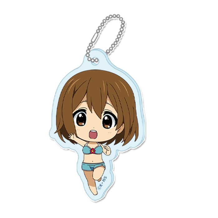 (Goods - Key Chain) K-ON!! PuchiChoco Mini Acrylic Key Chain (Yui Hirasawa) Swimsuit ver.