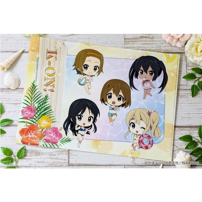 (Goods - Clear File) K-ON!! PuchiChoco Clear File (Swimsuit ver.)