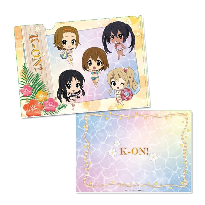 (Goods - Clear File) K-ON!! PuchiChoco Clear File (Swimsuit ver.)