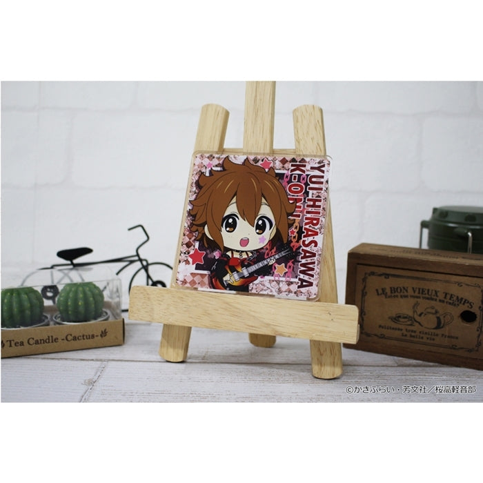 (Goods - Acrylic Stand) K-ON!! PuchiChoco Acrylic Coaster (Yui Hirasawa) Death Devil ver.