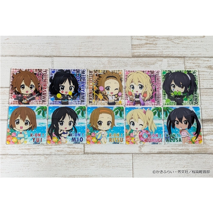 (Goods - Acrylic Stand) K-ON!! PuchiChoco Acrylic Coaster (Yui Hirasawa) Death Devil ver.