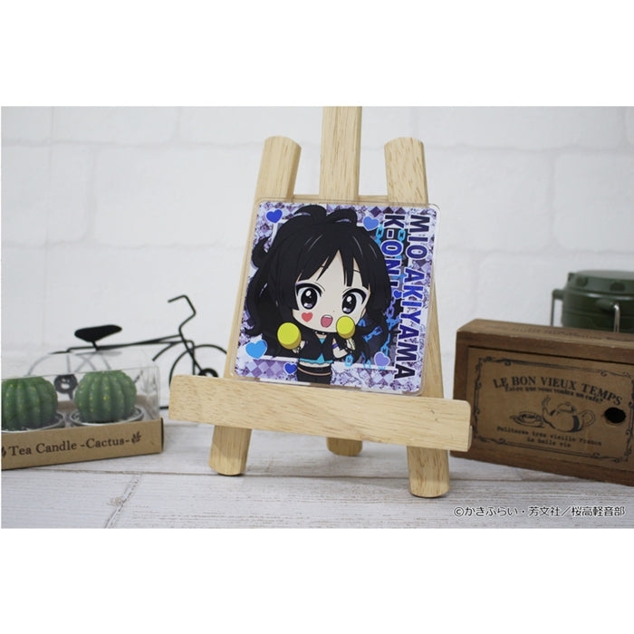 (Goods - Coaster) K-ON!! PuchiChoco Acrylic Coaster (Mio Akiyama) Death Devil ver.