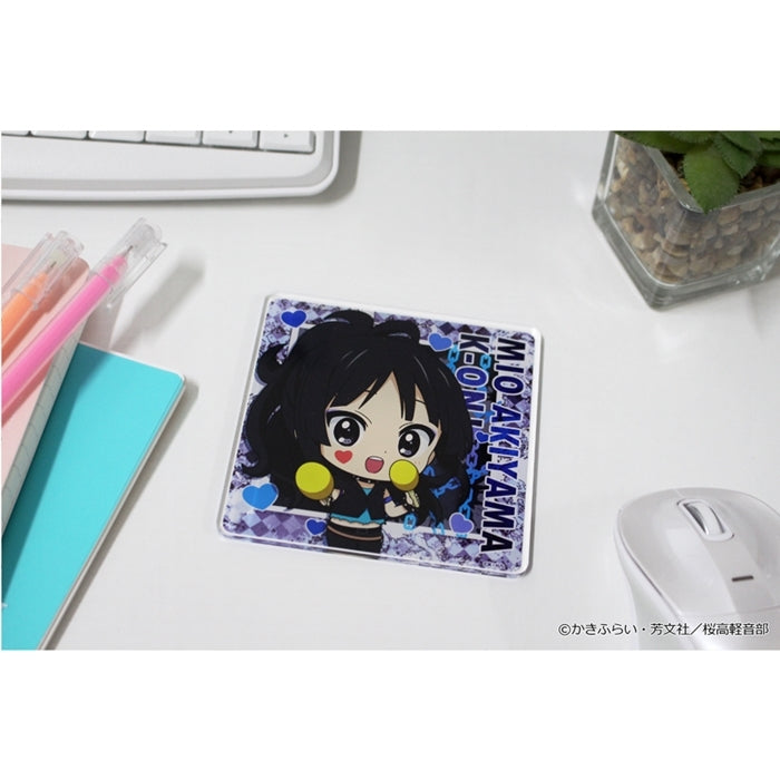 (Goods - Coaster) K-ON!! PuchiChoco Acrylic Coaster (Mio Akiyama) Death Devil ver.