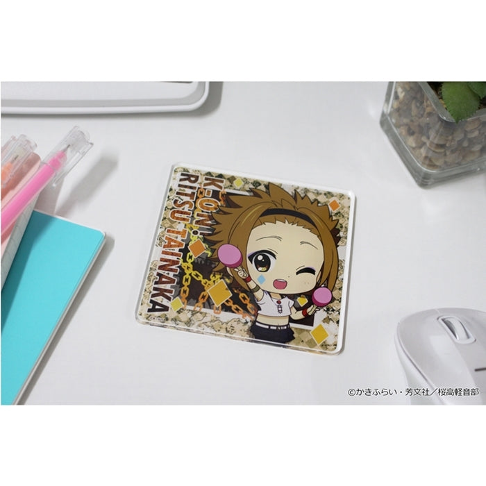 (Goods - Coaster) K-ON!! PuchiChoco Acrylic Coaster (Ritsu Tainaka) Death Devil ver.