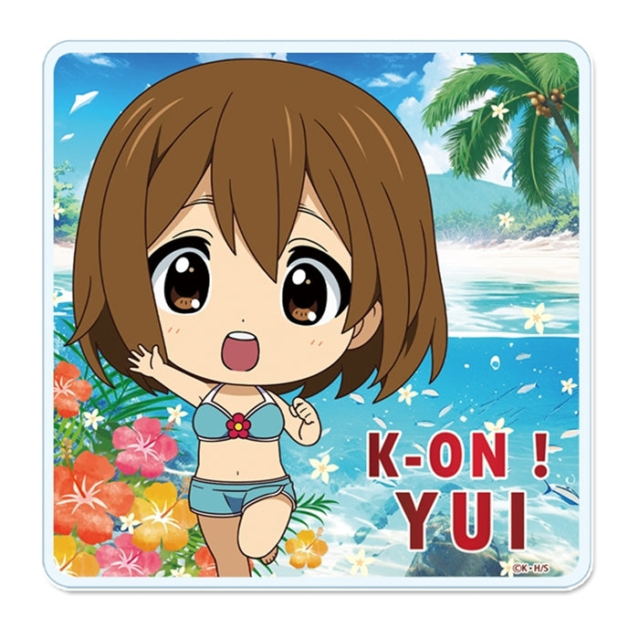 (Goods - Coaster) K-ON!! PuchiChoco Acrylic Coaster (Yui Hirasawa) Swimsuit ver.