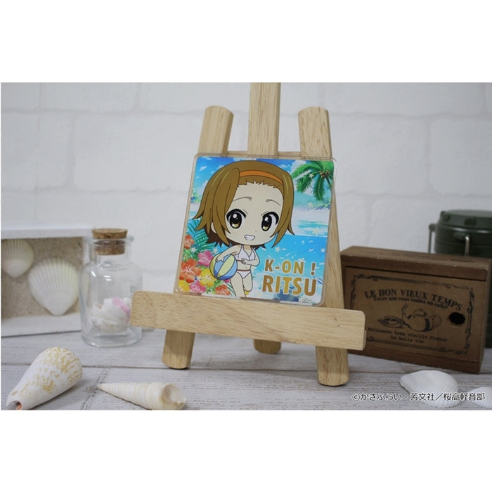 (Goods - Coaster) K-ON!! PuchiChoco Acrylic Coaster (Ritsu Tainaka) Swimsuit ver.