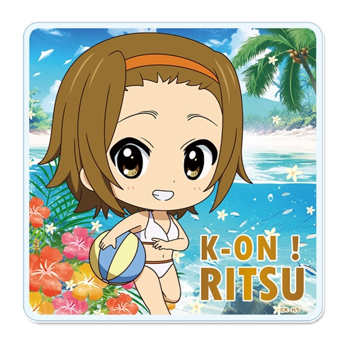 (Goods - Coaster) K-ON!! PuchiChoco Acrylic Coaster (Ritsu Tainaka) Swimsuit ver.