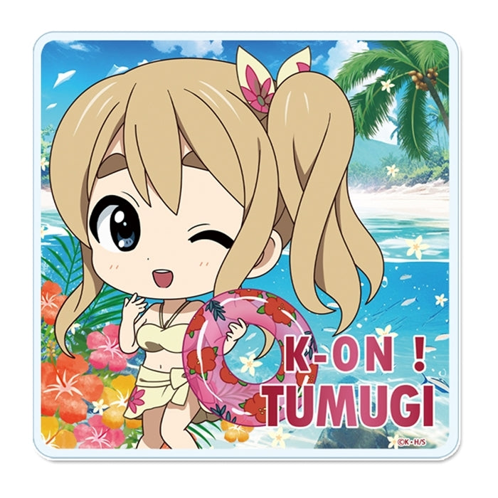 (Goods - Coaster) K-ON!! PuchiChoco Acrylic Coaster (Tsumugi Kotobuki) Swimsuit ver.