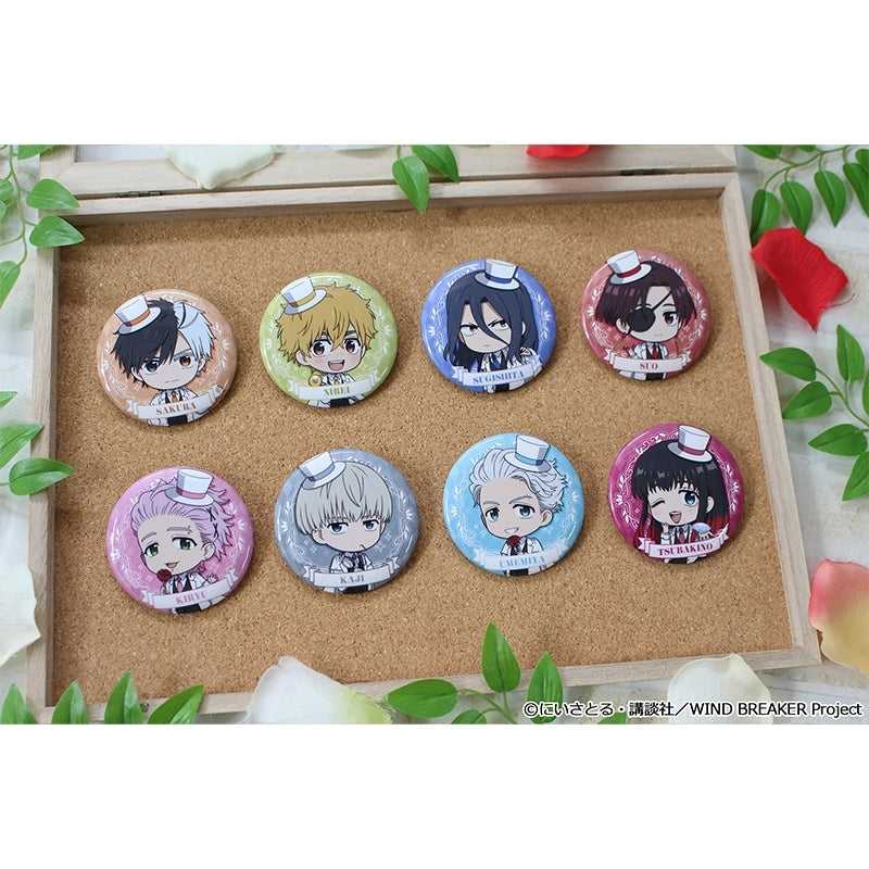 (1BOX=8)(Goods - Badge) WIND BREAKER Puchichoco Trading Button Badge Phantom Thief ver.