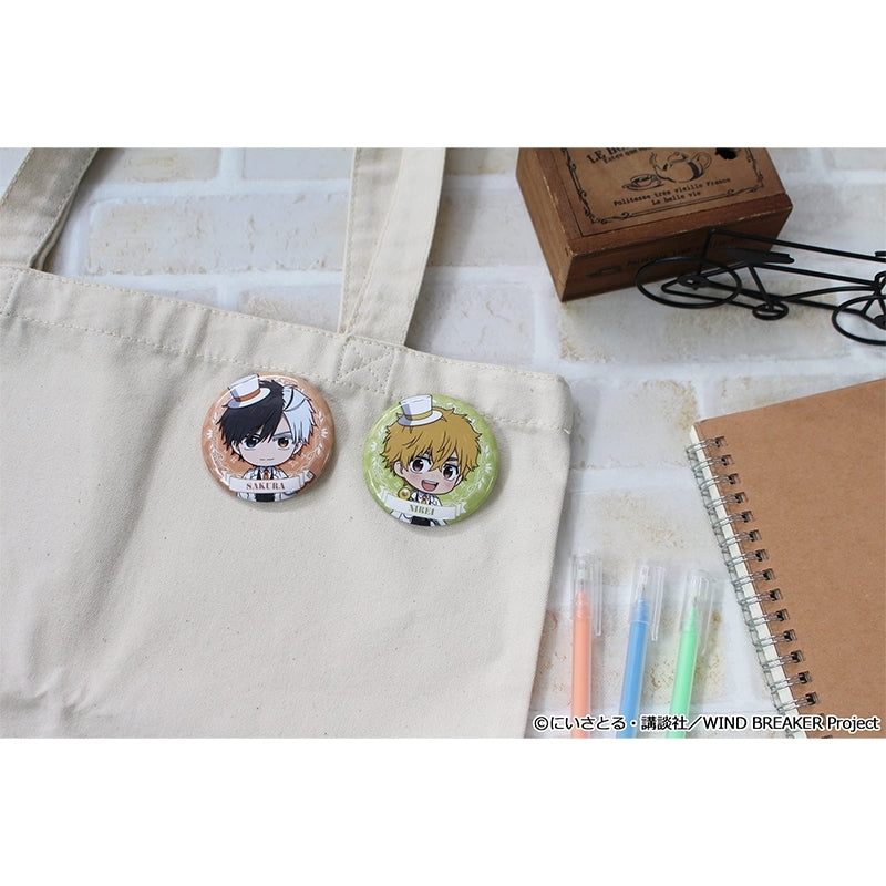(1BOX=8)(Goods - Badge) WIND BREAKER Puchichoco Trading Button Badge Phantom Thief ver.