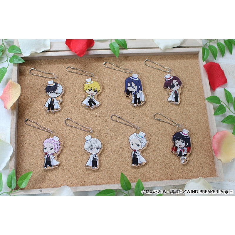 (1BOX=8)(Goods - Keychain) WIND BREAKER Puchichoco Trading Acrylic Keychain Phantom Thief ver.