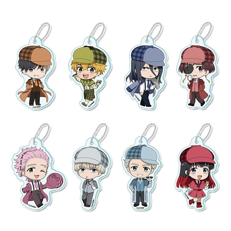 (1BOX=8)(Goods - Keychain) WIND BREAKER Puchichoco Trading Acrylic Keychain Detective ver.