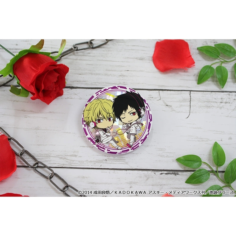 (Goods - Badge) TV Anime - Durarara!! x2 Puchichoco BIG Button Badge (Psychedelic)