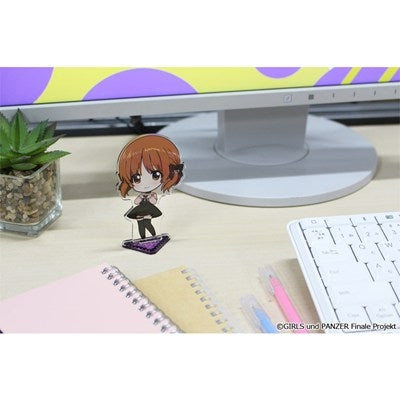 (Goods - Stand Pop) Girls und Panzer das Finale Puchi Choko Acrylic Stand (Miho Nishizumi) Subculture Fashion ver.
