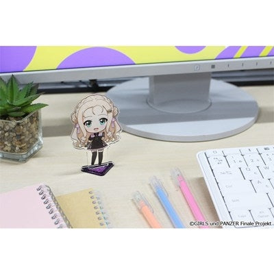 (Goods - Stand Pop) Girls und Panzer das Finale Puchi Choko Acrylic Stand (Marie) Subculture Fashion ver.