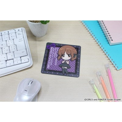 (Goods - Coaster) Girls und Panzer das Finale Puchi Choko Rubber Mat Coaster (Miho Nishizumi) Subculture Fashion ver.