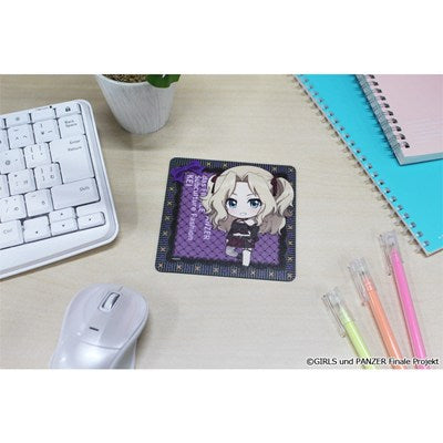 (Goods - Coaster) Girls und Panzer das Finale Puchi Choko Rubber Mat Coaster (Kay) Subculture Fashion ver.