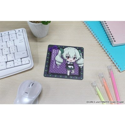 (Goods - Coaster) Girls und Panzer das Finale Puchi Choko Rubber Mat Coaster (Anchovy) Subculture Fashion ver.