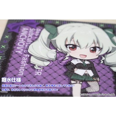 (Goods - Coaster) Girls und Panzer das Finale Puchi Choko Rubber Mat Coaster (Anchovy) Subculture Fashion ver.