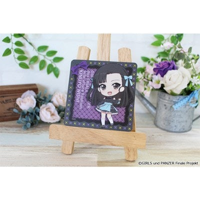 (Goods - Coaster) Girls und Panzer das Finale Puchi Choko Rubber Mat Coaster (Kinuyo Nishi) Subculture Fashion ver.