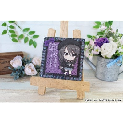 (Goods - Coaster) Girls und Panzer das Finale Puchi Choko Rubber Mat Coaster (Mika) Subculture Fashion ver.