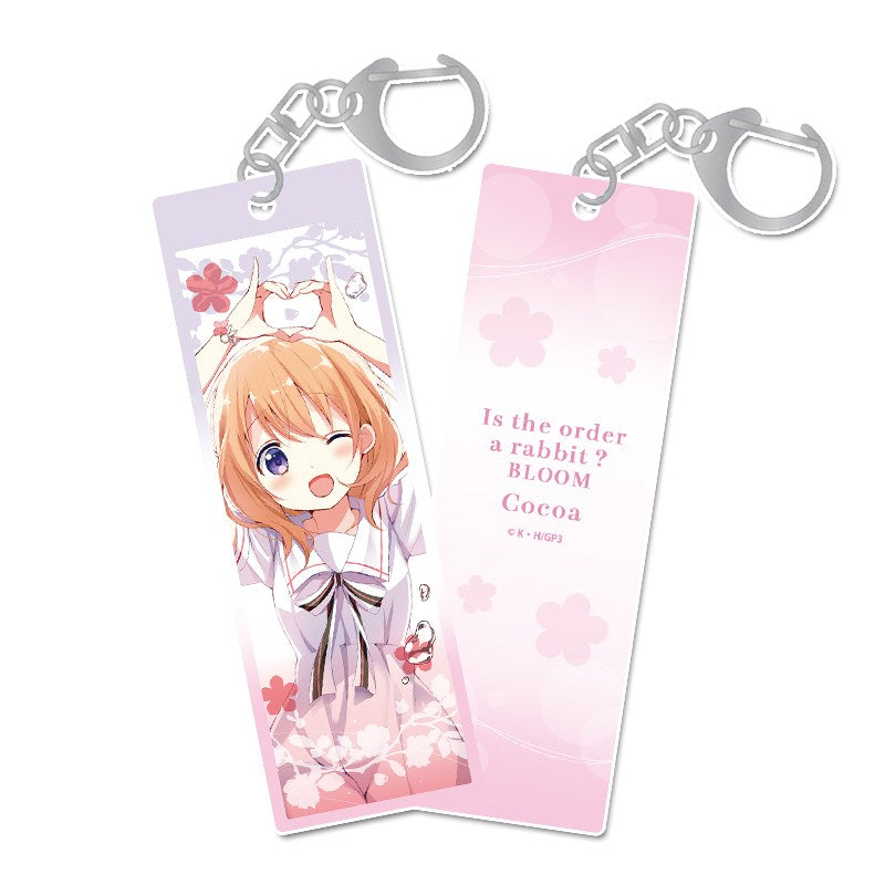 (Goods - Keychain) Is the Order a Rabbit? BLOOM Acrylic Stick Keychain (Cocoa)