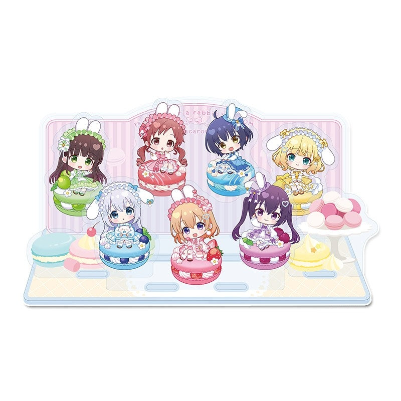 (Goods - Acrylic Stand) Is the Order a Rabbit? BLOOM Puchichoco Acrylic Diorama Macaron ver.