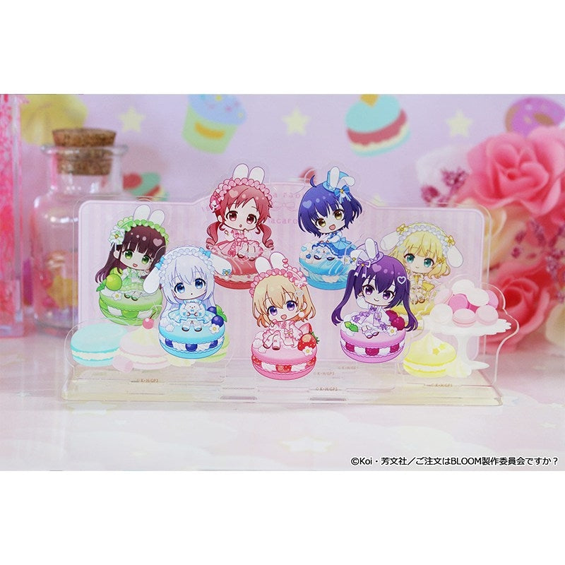 (Goods - Acrylic Stand) Is the Order a Rabbit? BLOOM Puchichoco Acrylic Diorama Macaron ver.