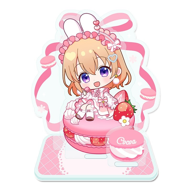 (Goods - Acrylic Stand) Is the Order a Rabbit? BLOOM Puchichoco Mini Acrylic Diorama (Cocoa) Macaron ver.
