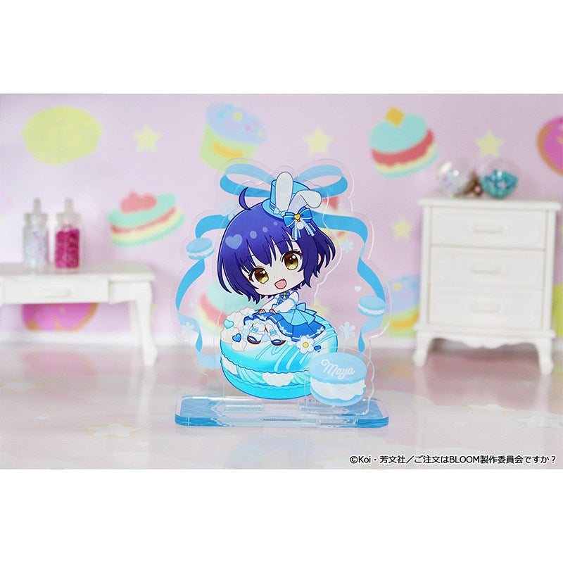 (Goods - Acrylic Stand) Is the Order a Rabbit? BLOOM Puchichoco Mini Acrylic Diorama (Maya) Macaron ver.