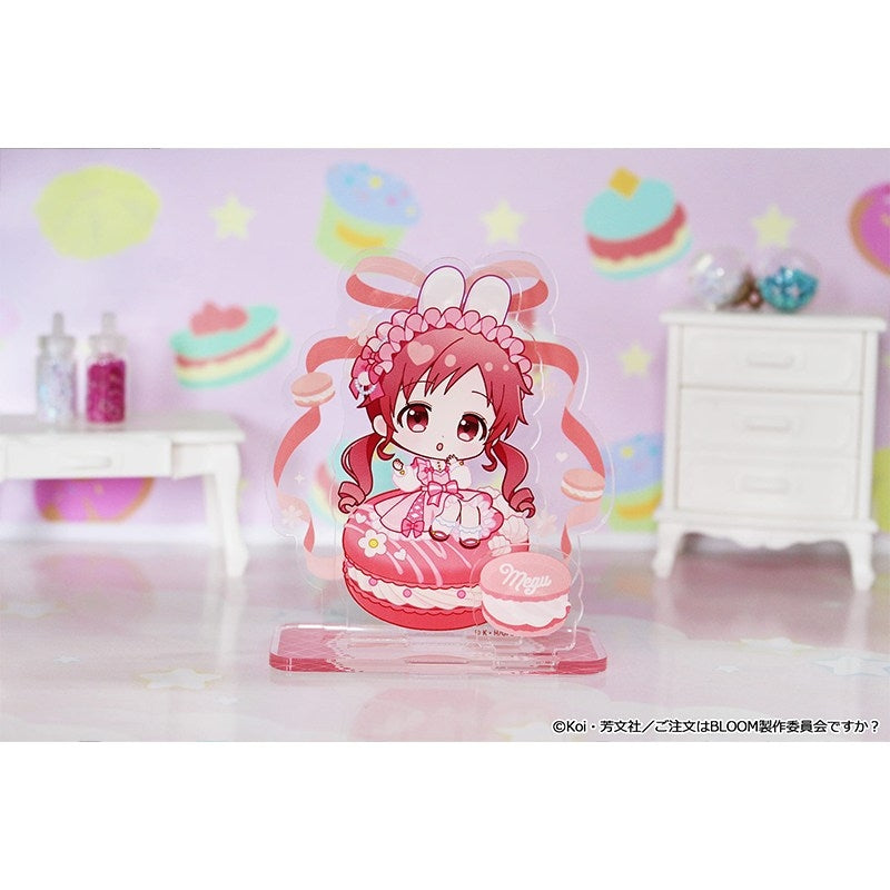 (Goods - Acrylic Stand) Is the Order a Rabbit? BLOOM Puchichoco Mini Acrylic Diorama (Meg) Macaron ver.