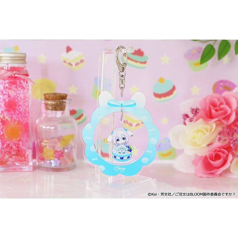 (Goods - Keychain) Is the Order a Rabbit? BLOOM Puchichoco Yurayura Acrylic Keychain (Chino) Macaron ver.
