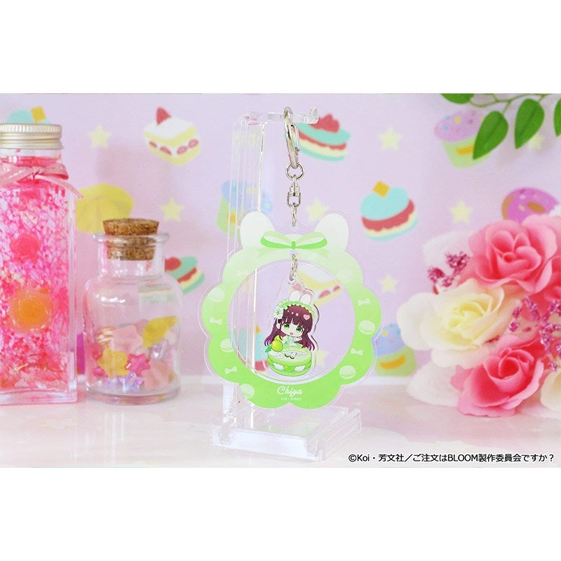 (Goods - Keychain) Is the Order a Rabbit? BLOOM Puchichoco Yurayura Acrylic Keychain (Chiya) Macaron ver.