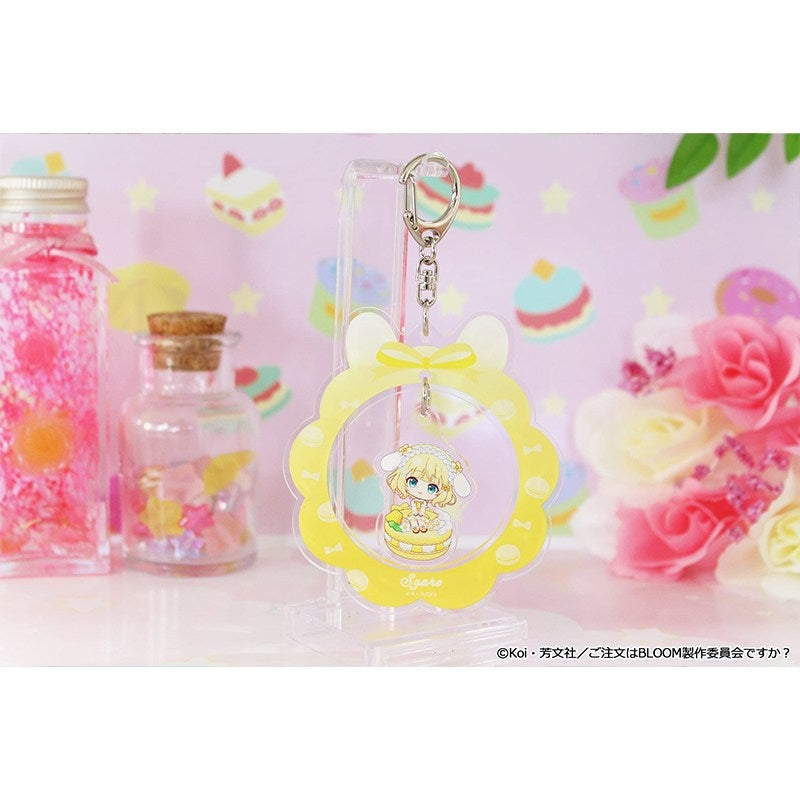 (Goods - Keychain) Is the Order a Rabbit? BLOOM Puchichoco Yurayura Acrylic Keychain (Syaro)) Macaron ver.