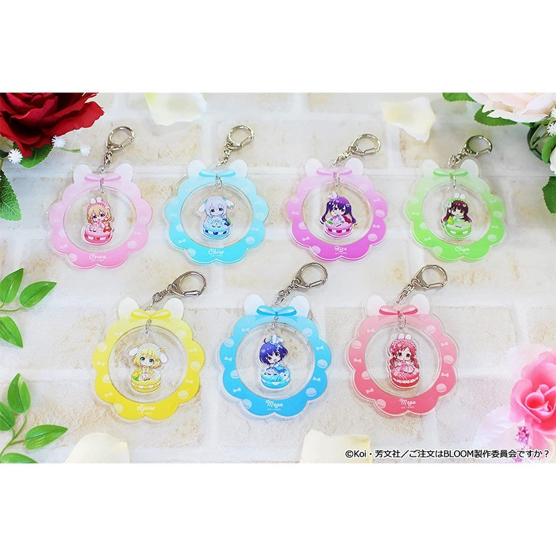 (Goods - Keychain) Is the Order a Rabbit? BLOOM Puchichoco Yurayura Acrylic Keychain (Meg) Macaron ver.
