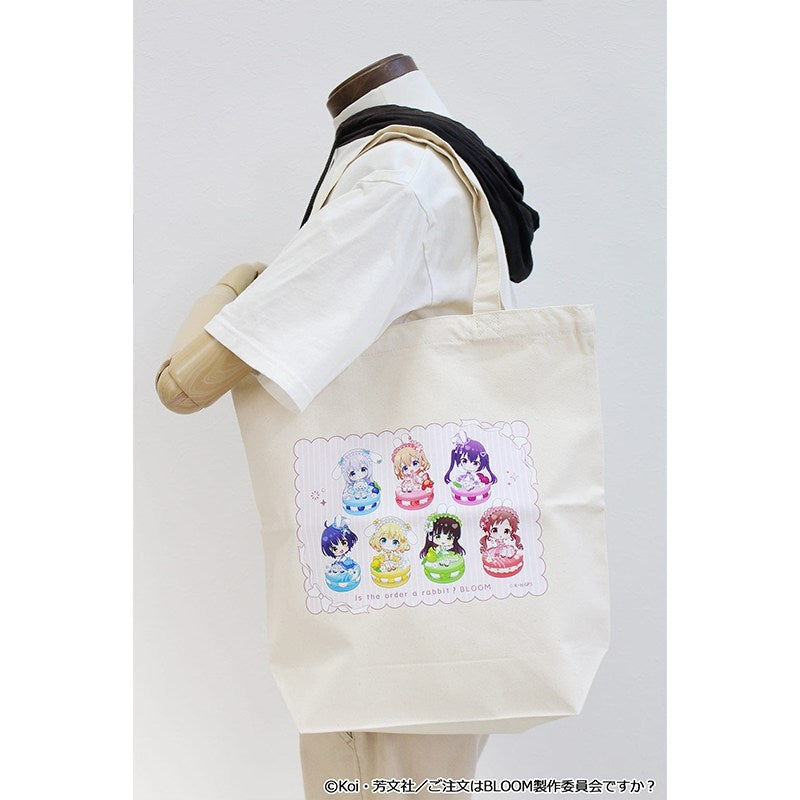 (Goods - Bag) Is the Order a Rabbit? BLOOM Puchichoco CanvasTote Bag Macaron ver.