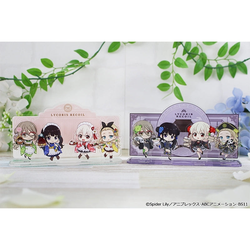 (Goods - Acrylic Stand) Lycoris Recoil TV Anime Puchi Choko Acrylic Diorama Kimono Maid ver.