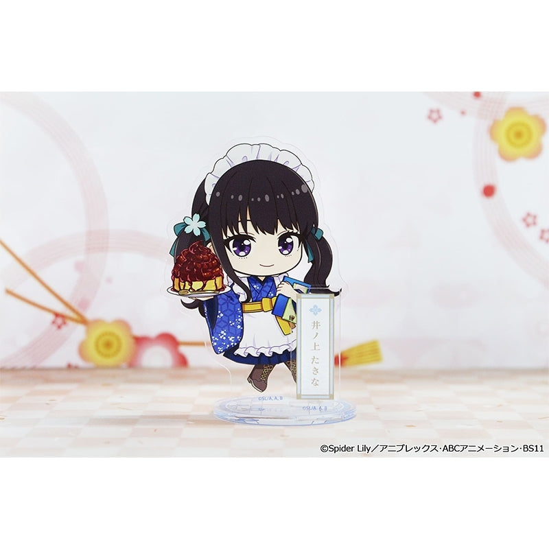 (Goods - Acrylic Stand) Lycoris Recoil TV Anime Puchi Choko Acrylic Stand (Takina Inoue) Kimono Maid ver.