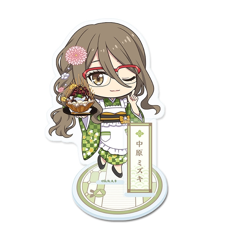 (Goods - Acrylic Stand) Lycoris Recoil TV Anime Puchi Choko Acrylic Stand (Mizuki Nakahara) Kimono Maid ver.