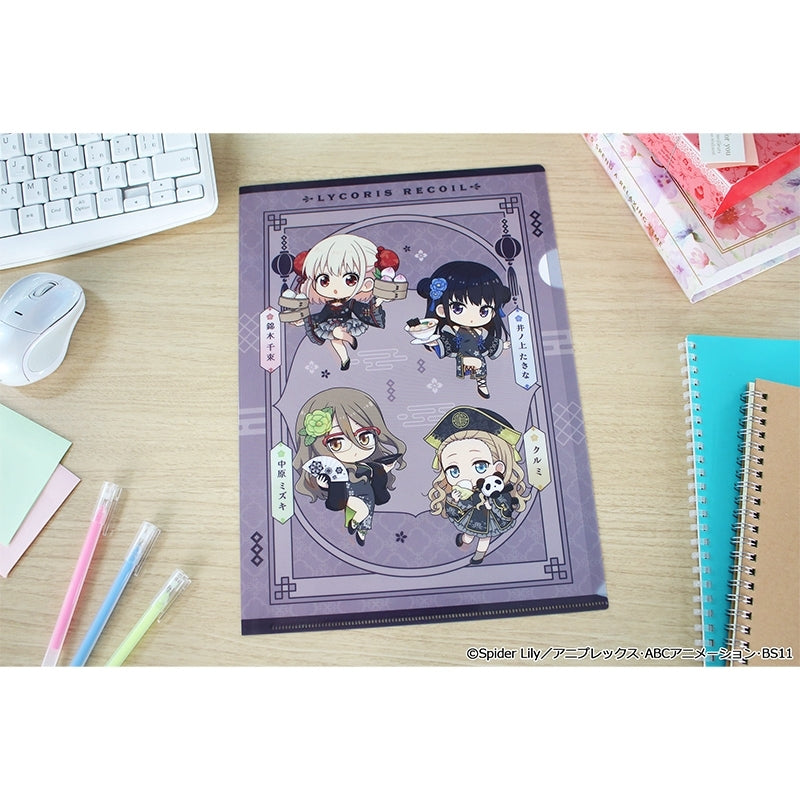 (Goods - Clear File) Lycoris Recoil TV Anime Puchi Choko Clear File Chinese ver.
