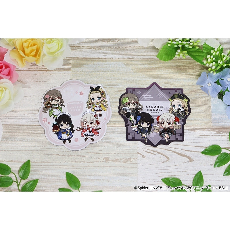 (Goods - Sticker) Lycoris Recoil TV Anime Puchi Choko Magnet Sticker Kimono Maid ver.