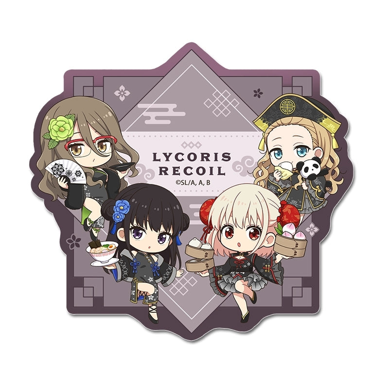 (Goods - Sticker) Lycoris Recoil TV Anime Puchi Choko Magnet Sticker Chinese ver.