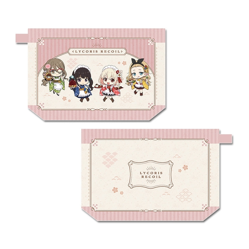 (Goods - Pouch) Lycoris Recoil TV Anime Puchi Choko Water-repellent Pouch Kimono Maid ver.