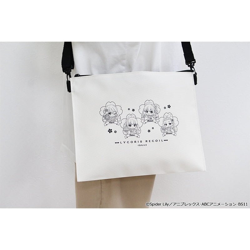 (Goods - Bag) Lycoris Recoil TV Anime Puchi Choko 2WAY Sacoche Bag Kimono Maid ver.