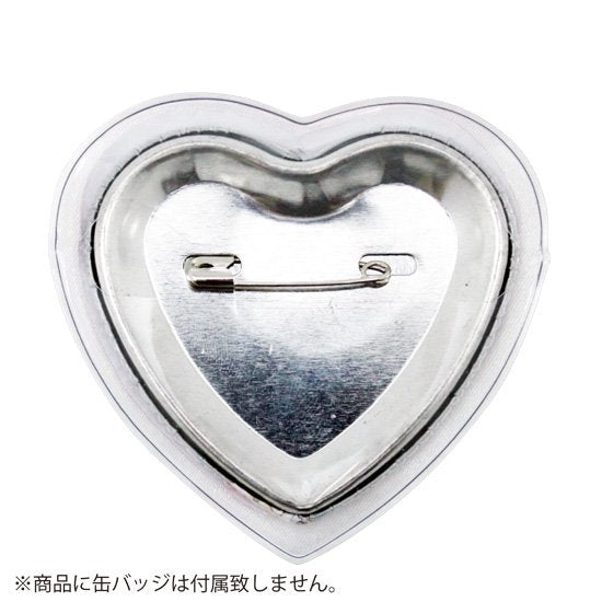 (Goods - Button Badge Cover) Non-Character Original Button Badge Cover Heart-Shaped