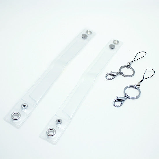 (Goods - Cover Other) Non-Character Original Silver Ticker Tape Cover Strap Size