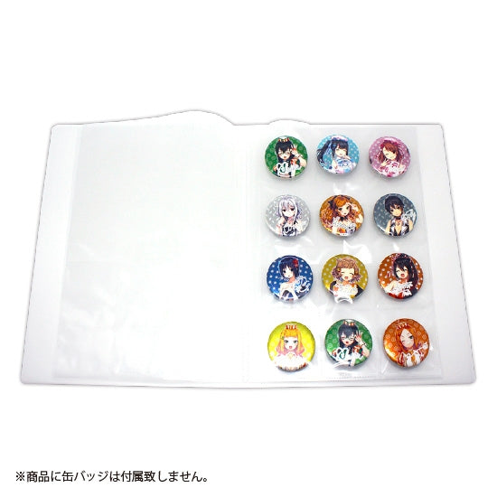 (Goods - Collection Storage) Non-Character Large Capacity 57mm Button Badge Storage Folder