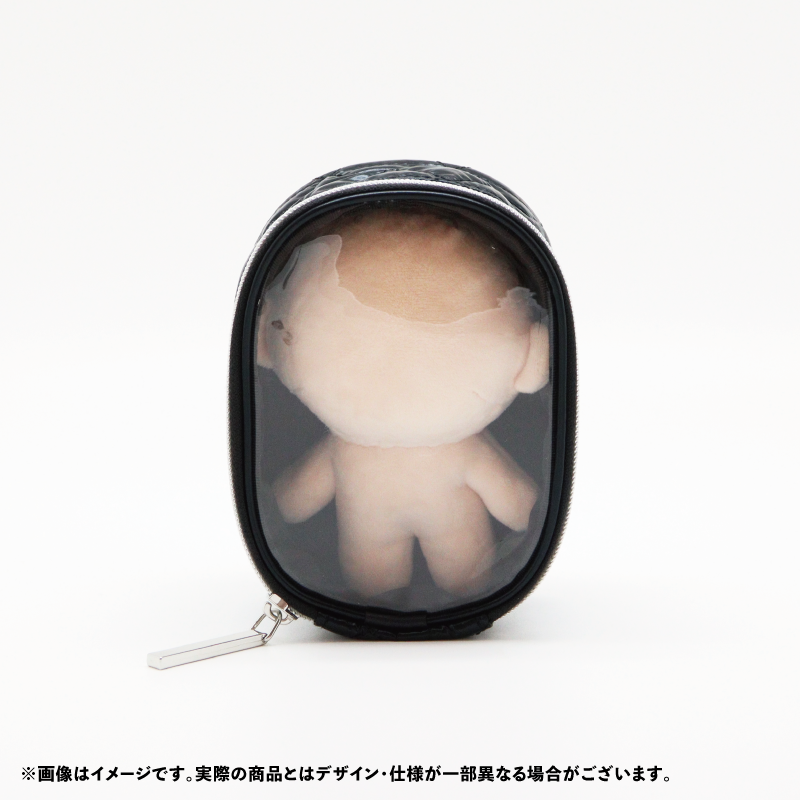 (Goods - Pouch) nui. Quilted Plush Pouch - Black
