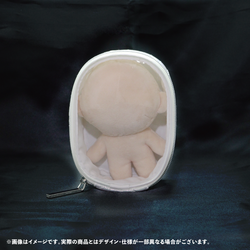 (Goods - Pouch) nui. Quilted Plush Pouch - Aurora White